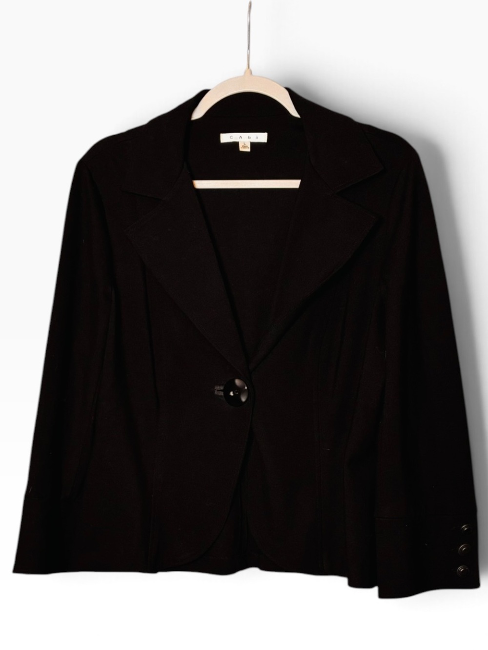 Cabi Ponte One Button Soft Jacket Blazer Coat Style 177